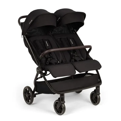 Nuna TRVL DUBL Pushchair - Caviar - Caviar