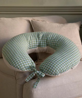 Nursing Pillow - Greenhouse Gingham