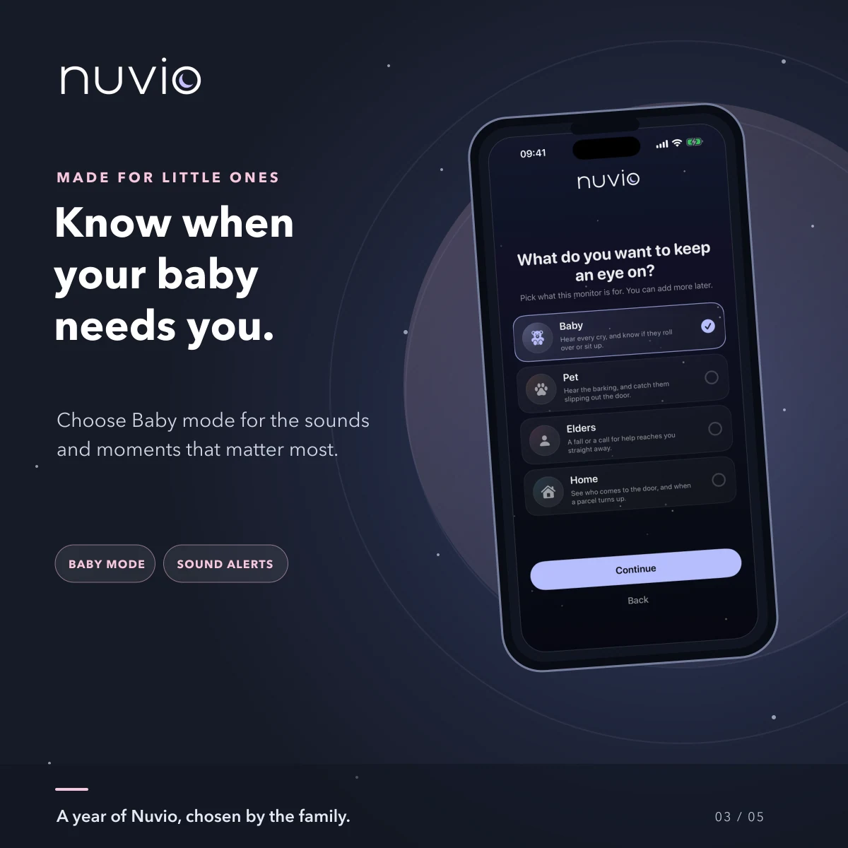 Nuvio baby monitor, 1 year — image 3