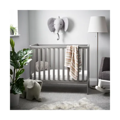 Obaby Bantam Space Saver Cot - Taupe Grey
