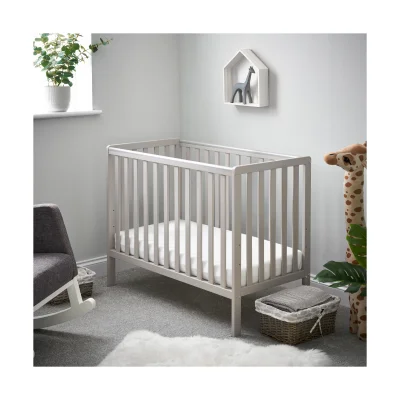 Obaby Bantam Space Saver Cot-Warm Grey