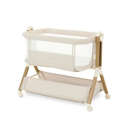 Obaby Cloud Bedside Crib - Crib / Oatmeal