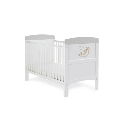 Obaby Grace Inspire Guess How Much I Love You To the Moon and Back Cotbed