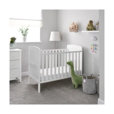OBaby Grace Mini Cot Bed - White