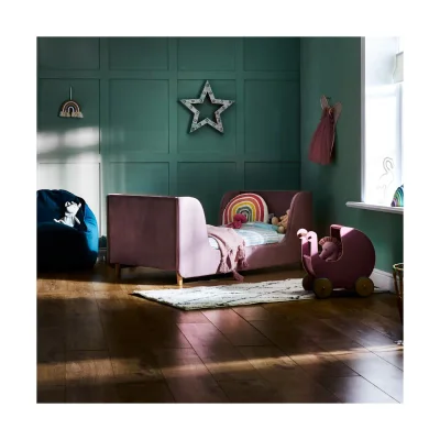 Obaby Lumi Velvet Toddler Bed - Pink