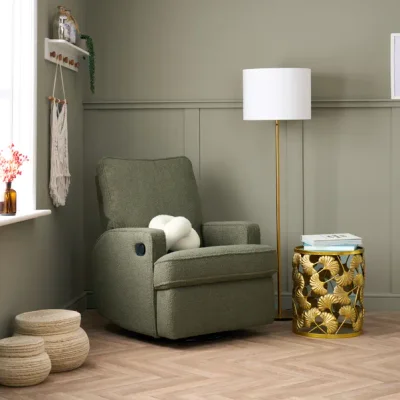 Obaby Madison Swivel Glider Recliner Chair