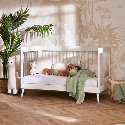 Obaby Maya Cot Bed - White/Acrylic — image 6