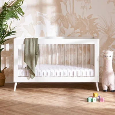 Obaby Maya Cot Bed - White/Acrylic — image 7