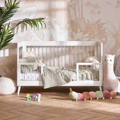 Obaby Maya Cot Bed - White/Acrylic — image 8