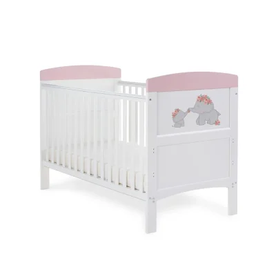 Obaby Maya Cot Bed - White/Acrylic — image 19