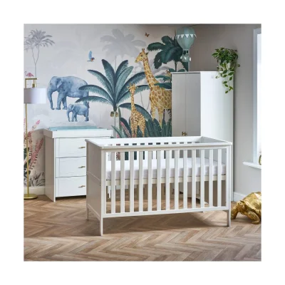 Obaby Maya Cot Bed - White/Acrylic — image 33
