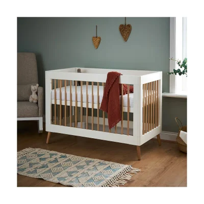 Obaby Maya Cot Bed - White/Acrylic — image 38