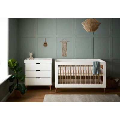 Obaby Maya Cot Bed - White/Acrylic — image 44
