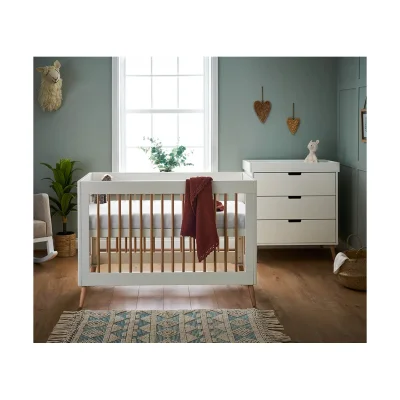 Obaby Maya Cot Bed - White/Acrylic — image 48