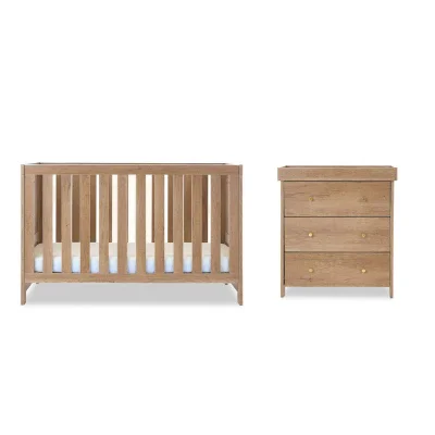 Obaby Nika 2 Piece Room Set - Brown