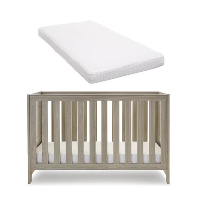Obaby Nika Cot Bed - Grey Wash