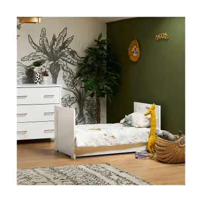Obaby Nika Mini 2 Piece Furniture Room Set & Underdrawer - White Wash