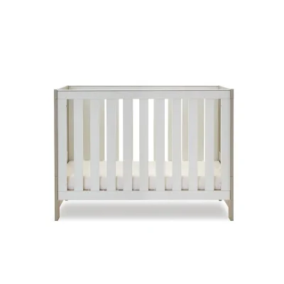 Obaby Nika Mini Cot Bed - Grey Wash,Crib — image 2