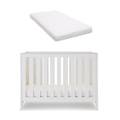 Obaby Nika Mini Cot Bed - Grey Wash,Crib