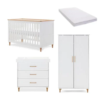 Obaby Orla 3 Piece Room Set - White