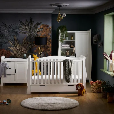 Obaby Stamford Luxe 3-teiliges Zimmer-Set - Warm Grey