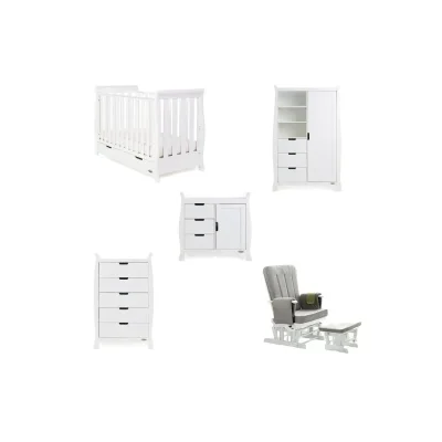 Obaby Stamford Mini Sleigh 5 Piece Furniture Roomset