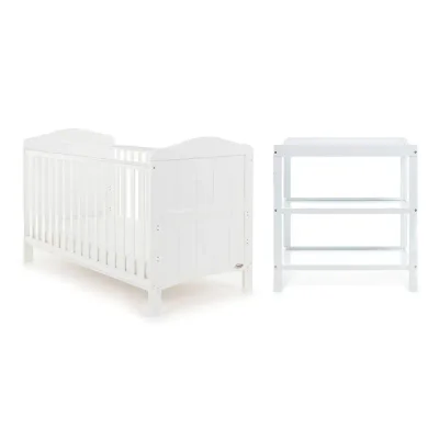 Obaby Whitby 2 Piece Furniture Set - White