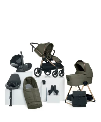 Ocarro 2 Complete Pushchair Bundle with Cybex Cloud T i-Size + Baby Car Seat (9 Pieces) - Evergreen