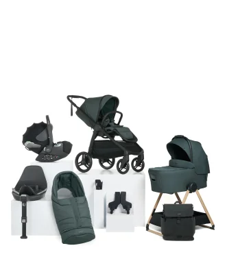 Ocarro 2 Complete Pushchair Bundle with Cybex Cloud T i-Size + Baby Car Seat (9 Pieces) - Teal
