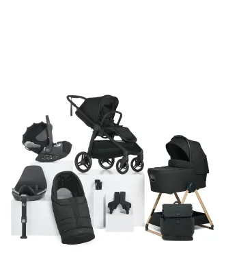 Ocarro 2 Complete Pushchair Bundle with Cybex Cloud T i-Size Rotating Baby Car Seat & Base - (9 Pieces) - Eclipse