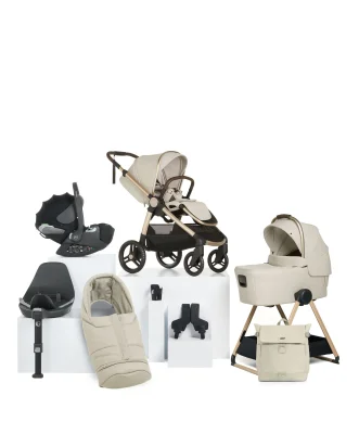 Ocarro 2 Complete Pushchair Bundle with Cybex Cloud T i-Size Rotating Baby Car Seat & Base - (9 Pieces) - Shell