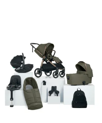 Ocarro 2 Complete Pushchair Bundle with Maxi-Cosi Pebble 360 Pro2 Car Seat & Base (8 Pieces) - Evergreen
