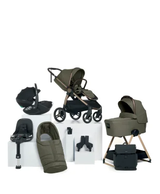 Ocarro 2 Complete Pushchair Bundle with Maxi-Cosi Pebble 360 Pro2 Car Seat & Base (9 Pieces) - Evergreen