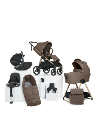 Ocarro 2 Complete Pushchair Bundle with Maxi-Cosi Pebble 360 Pro2 Car SeaT & Base (9 Pieces) - Crema