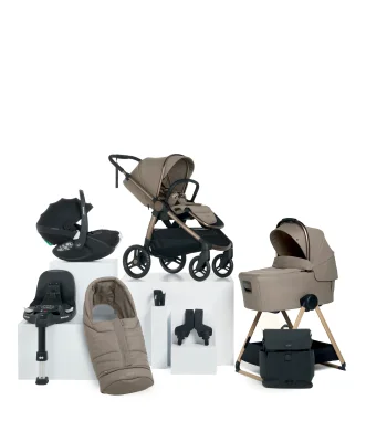 Ocarro 2 Complete Pushchair Bundle with Maxi-Cosi Pebble 360 Pro2 Car Seat & Base (9 Pieces) - Oatmeal