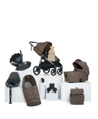 Ocarro 2 Pushchair Bundle With Cybex Cloud T i-Size Rotating Baby Car Seat & Base (10 Pieces) - Crema