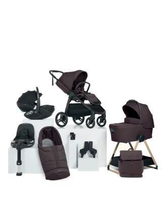 Ocarro 2 Pushchair Bundle with Maxi-Cosi Pebble 360 Pro2 Car Seat & Base (9 Pieces) - Americano