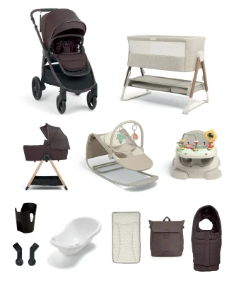 Ocarro 2 Pushchair Ultimate Newborn Bundle (12 Pieces) – Americano