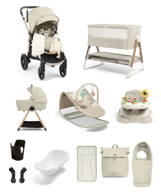 Ocarro 2 Pushchair Ultimate Newborn Bundle (14 Pieces) – Shell