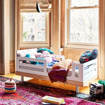 Oeuf NYC Classic Toddler Bed - White / Birch