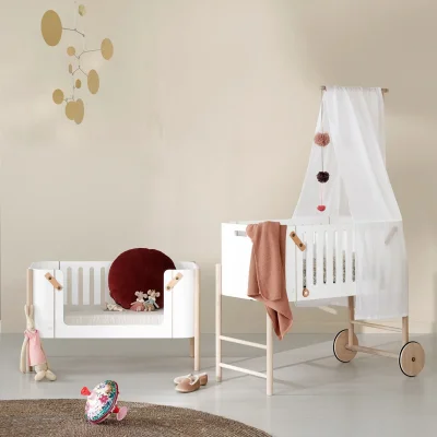 Oliver Furniture Wood Co-Sleeper Inc Bench Conversion