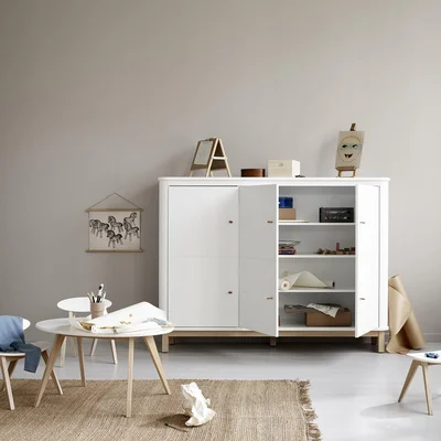 Oliver Furniture Wood Multi Cupboard 3 Doors