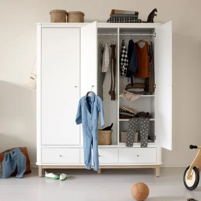 Oliver Furniture Wood Triple Wardrobe
