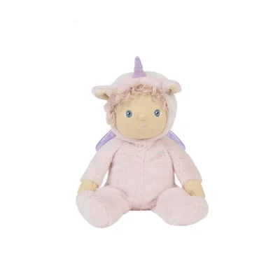 Olli Ella Dinky Dinkum Doll - Una Unicorn - Pink - Una Unicorn