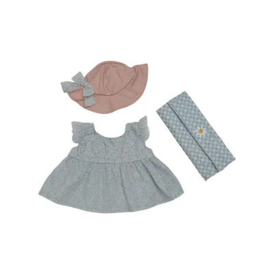 Olli Ella Petal Picnic Outfit Set - Teal