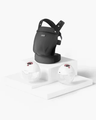 On-the-Go Bundle: M5 Smart Breast Pump and PureHug Baby Carrier | Ship to: EU/UK