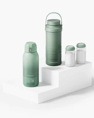 On-the-Go Bundle: Portable Baby Bottle Warmer + 22oz Baby Bottle Cooler - Default