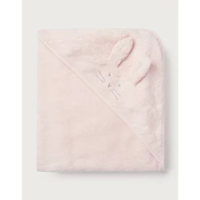 Organic Cotton Bunny Hooded Baby Towel - Default