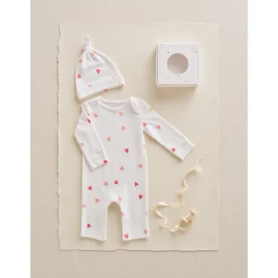Organic Cotton Heart New Arrival Gift Set