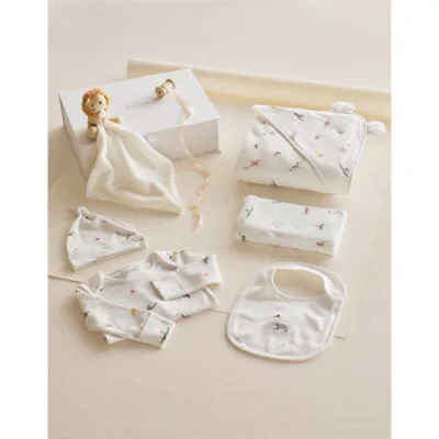 Organic Cotton Party Animals Luxury Gift Set (0–6mths)